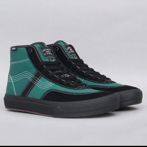 Vans Other - Vans Crockett High Pro x Quasi Antique Green Black NEW WITH BOX Men's 7 RARE!